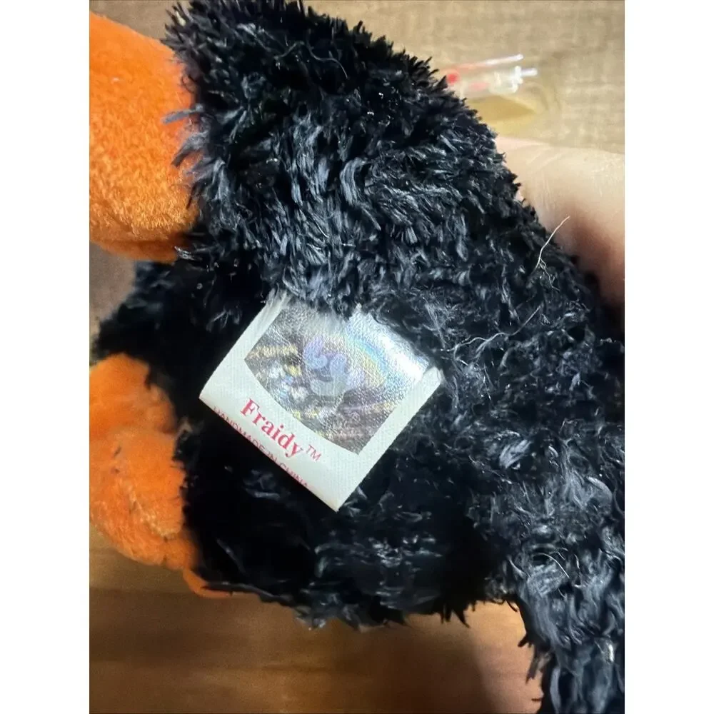 TY Beanie Baby FRAIDY the Black and Orange Cat Halloween With Tags